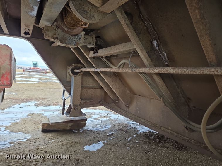 image for item ER5184 1992 Trail-Eze 5549-1329WS double drop deck hydraulic tail equipment trailer