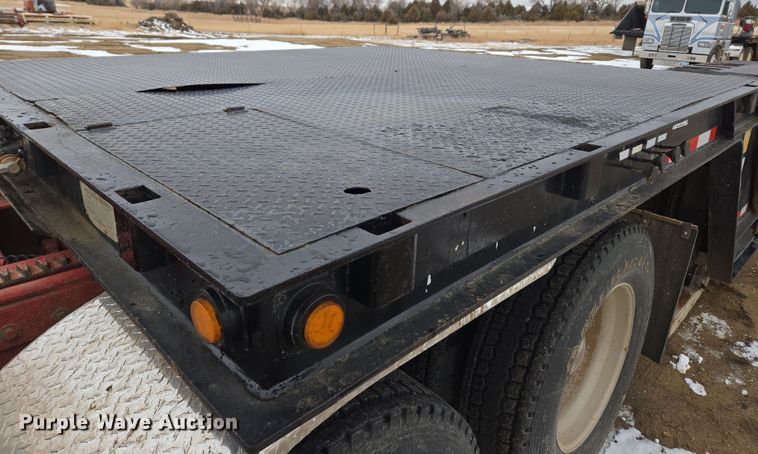 image for item ER5184 1992 Trail-Eze 5549-1329WS double drop deck hydraulic tail equipment trailer