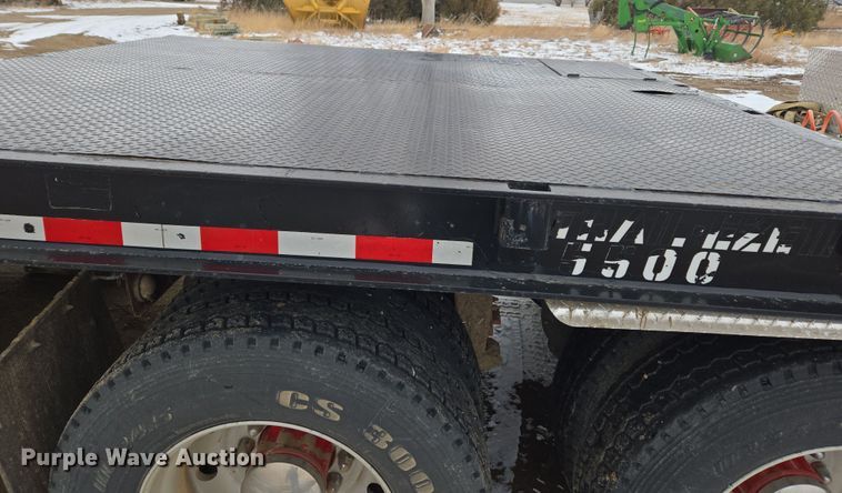 image for item ER5184 1992 Trail-Eze 5549-1329WS double drop deck hydraulic tail equipment trailer