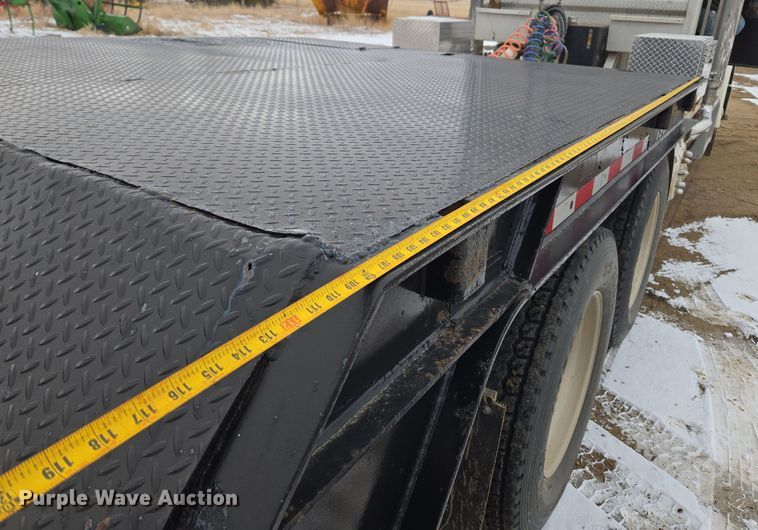 image for item ER5184 1992 Trail-Eze 5549-1329WS double drop deck hydraulic tail equipment trailer