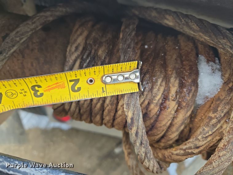 image for item ER5184 1992 Trail-Eze 5549-1329WS double drop deck hydraulic tail equipment trailer