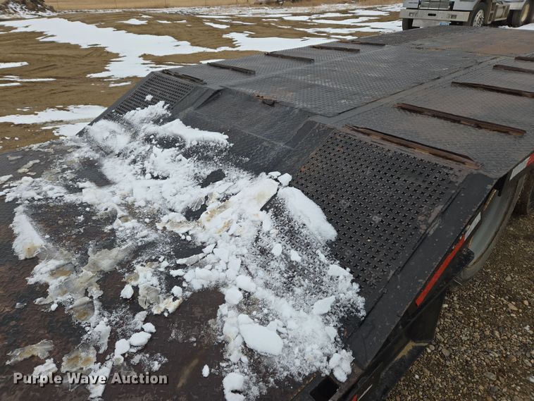 image for item ER5184 1992 Trail-Eze 5549-1329WS double drop deck hydraulic tail equipment trailer