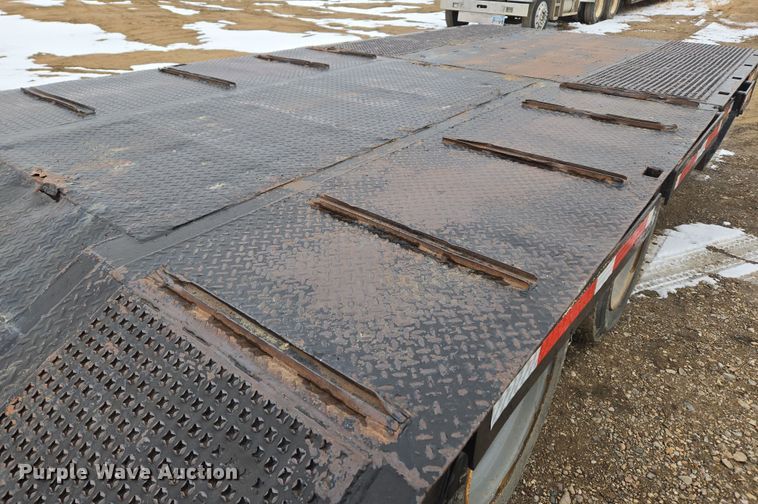image for item ER5184 1992 Trail-Eze 5549-1329WS double drop deck hydraulic tail equipment trailer