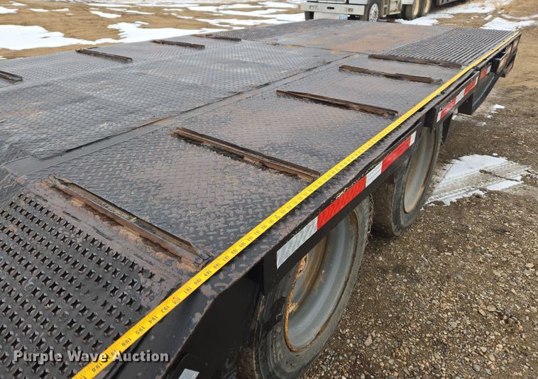 image for item ER5184 1992 Trail-Eze 5549-1329WS double drop deck hydraulic tail equipment trailer