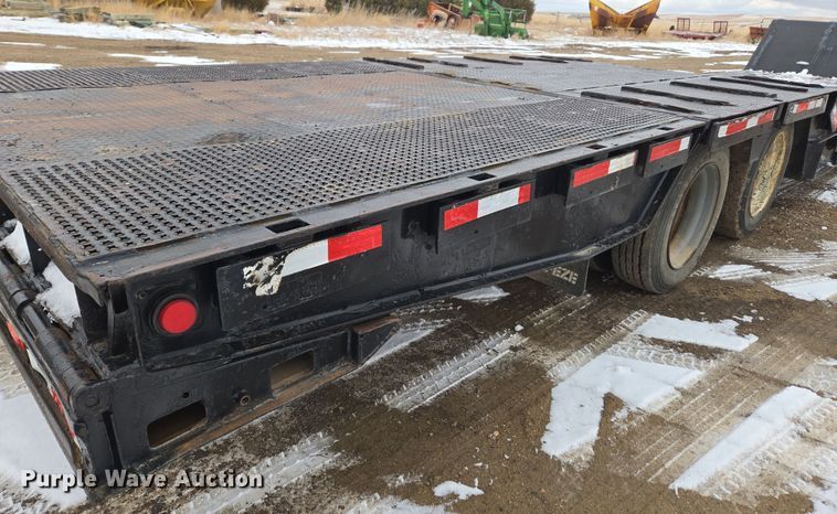 image for item ER5184 1992 Trail-Eze 5549-1329WS double drop deck hydraulic tail equipment trailer