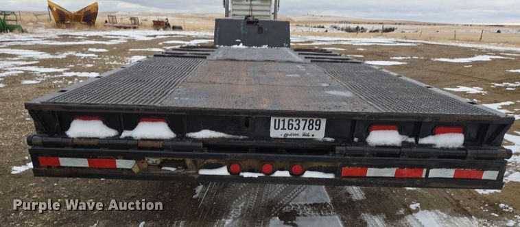 image for item ER5184 1992 Trail-Eze 5549-1329WS double drop deck hydraulic tail equipment trailer