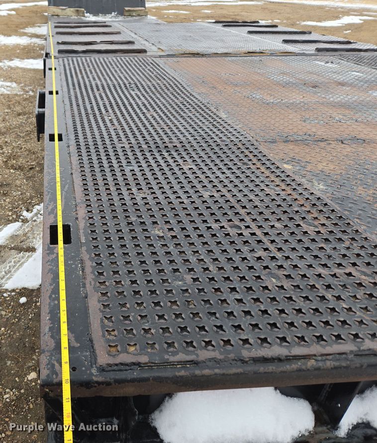 image for item ER5184 1992 Trail-Eze 5549-1329WS double drop deck hydraulic tail equipment trailer