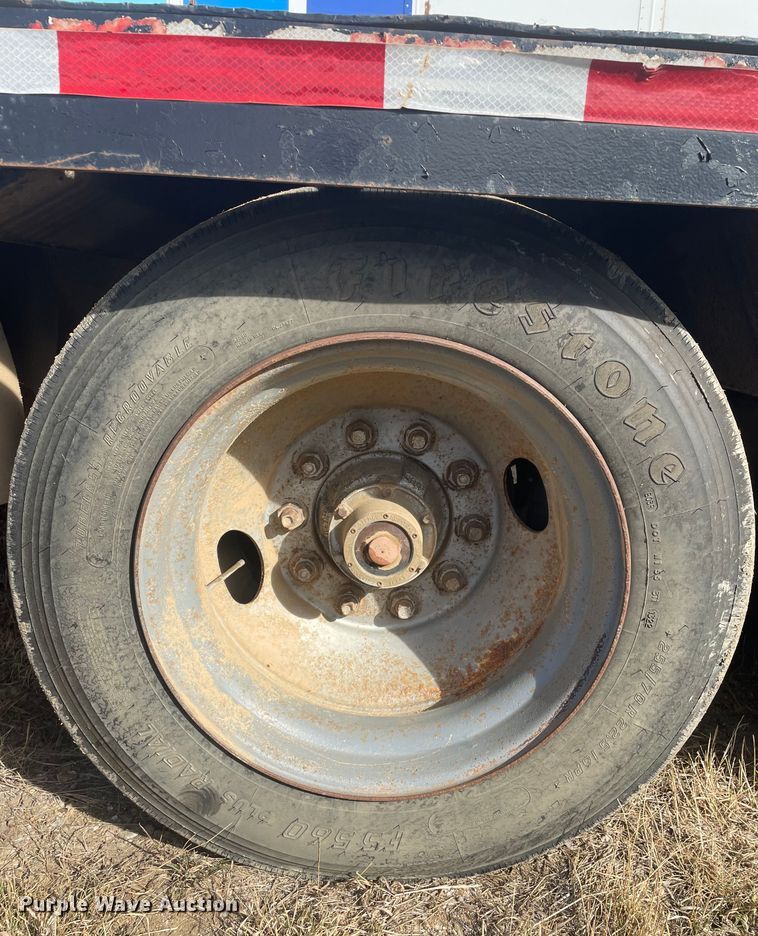 image for item ER5184 1992 Trail-Eze 5549-1329WS double drop deck hydraulic tail equipment trailer