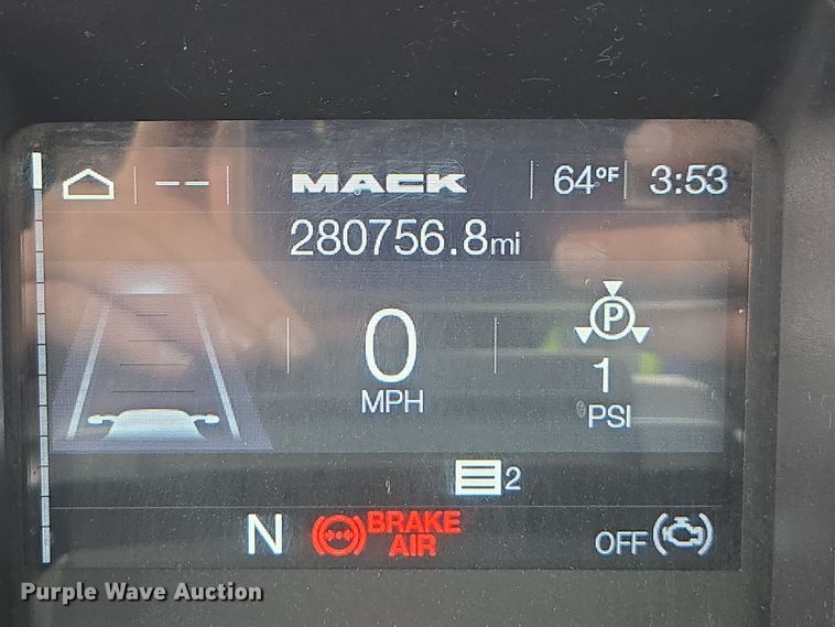 image for item YA0295 2019 Mack Anthem AN42T semi truck