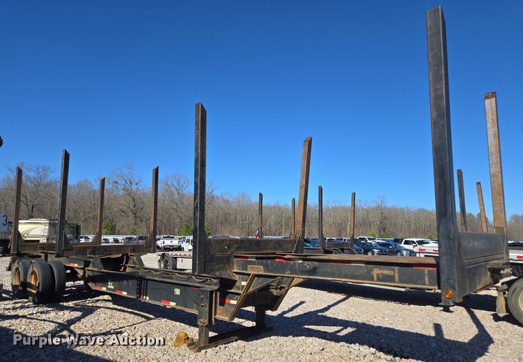 image for item YA0345 2018 Magnolia Bolster log trailer