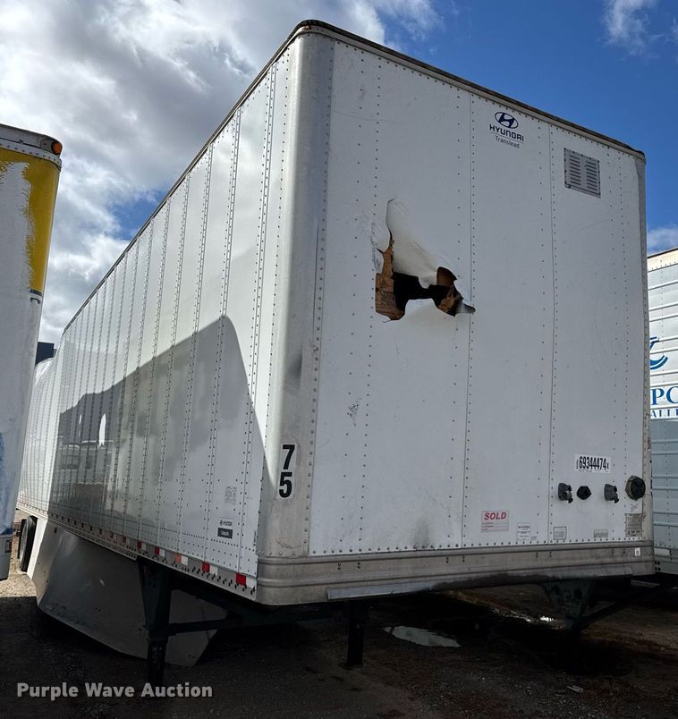 image for item YA0362 2017 Hyundai Translead VC2530152-AJS dry van trailer