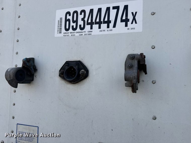 image for item YA0362 2017 Hyundai Translead VC2530152-AJS dry van trailer