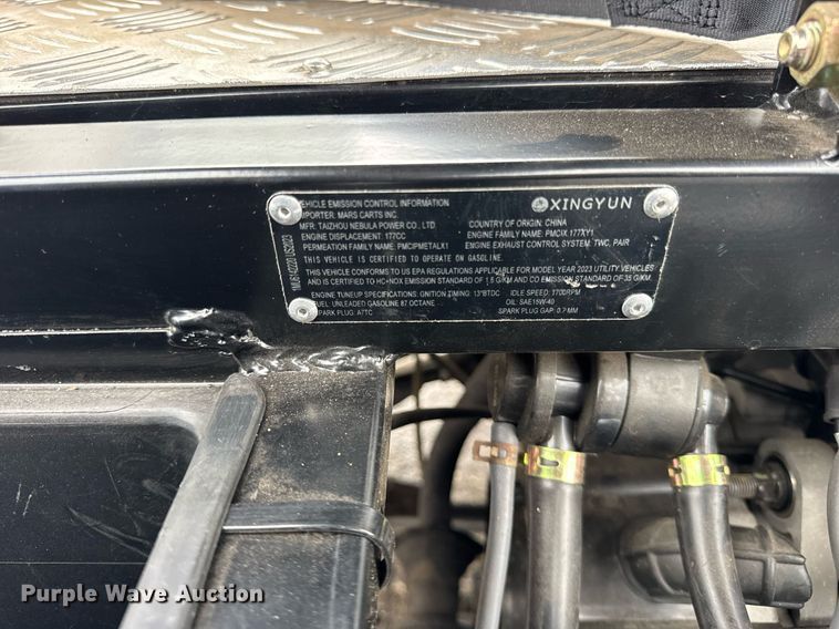 image for item DH9868 2023 Cazador XY200U golf cart