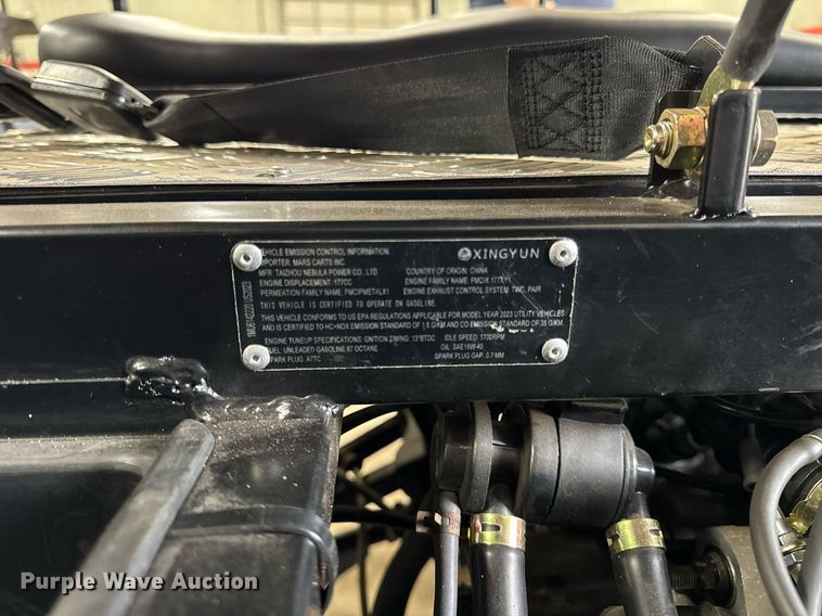 image for item DH9868 2023 Cazador XY200U golf cart