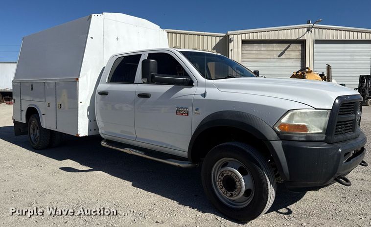 image for item DM5609 2012 Dodge Ram 5500HD Crew Cab utility / service truck
