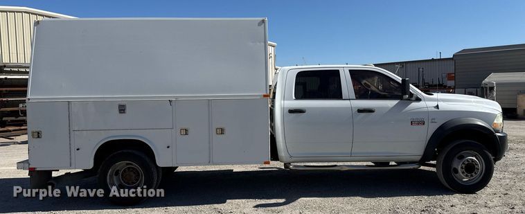 image for item DM5609 2012 Dodge Ram 5500HD Crew Cab utility / service truck