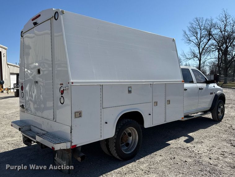 image for item DM5609 2012 Dodge Ram 5500HD Crew Cab utility / service truck