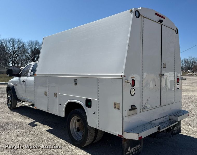 image for item DM5609 2012 Dodge Ram 5500HD Crew Cab utility / service truck