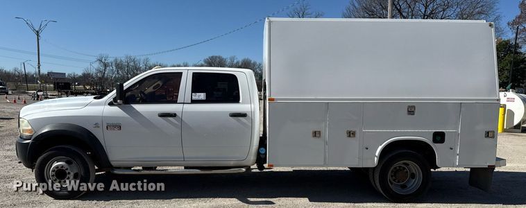 image for item DM5609 2012 Dodge Ram 5500HD Crew Cab utility / service truck