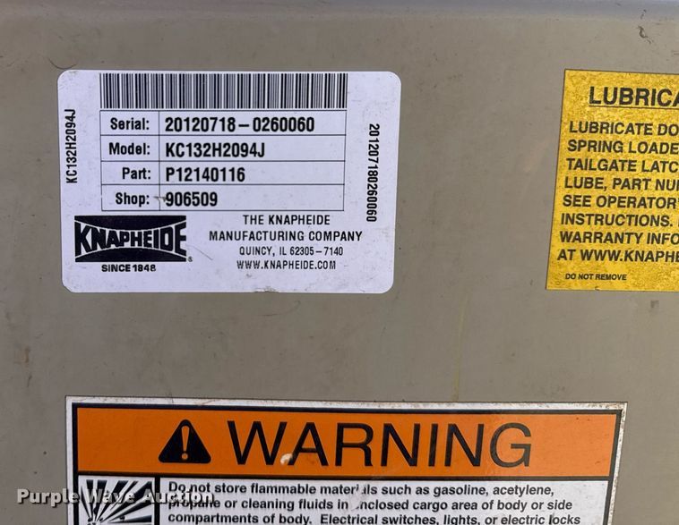 image for item DM5609 2012 Dodge Ram 5500HD Crew Cab utility / service truck