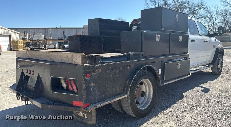 image for item DM5610 2012 Dodge Ram 5500HD Crew Cab flatbed truck