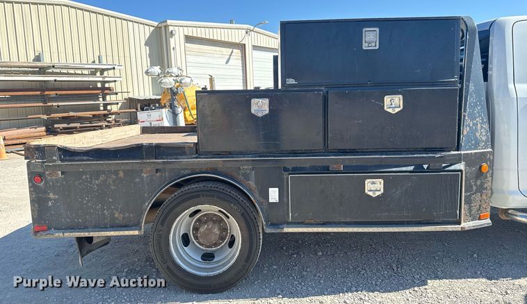 image for item DM5610 2012 Dodge Ram 5500HD Crew Cab flatbed truck