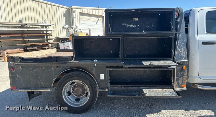 image for item DM5610 2012 Dodge Ram 5500HD Crew Cab flatbed truck