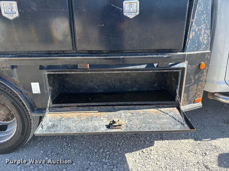 image for item DM5610 2012 Dodge Ram 5500HD Crew Cab flatbed truck