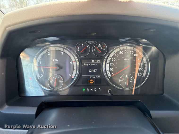 image for item DM5610 2012 Dodge Ram 5500HD Crew Cab flatbed truck