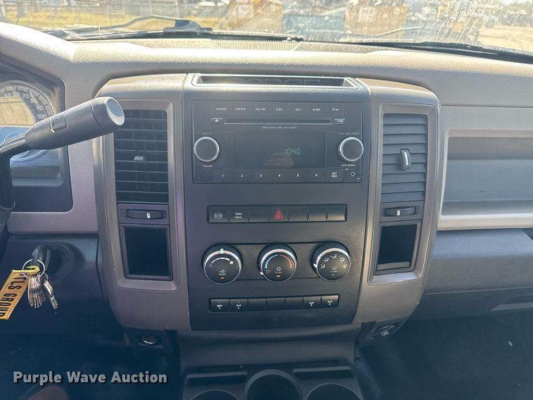 image for item DM5610 2012 Dodge Ram 5500HD Crew Cab flatbed truck