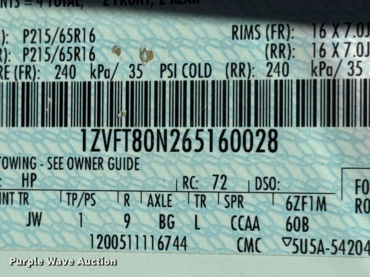 image for item DO0651 2006 Ford Mustang 