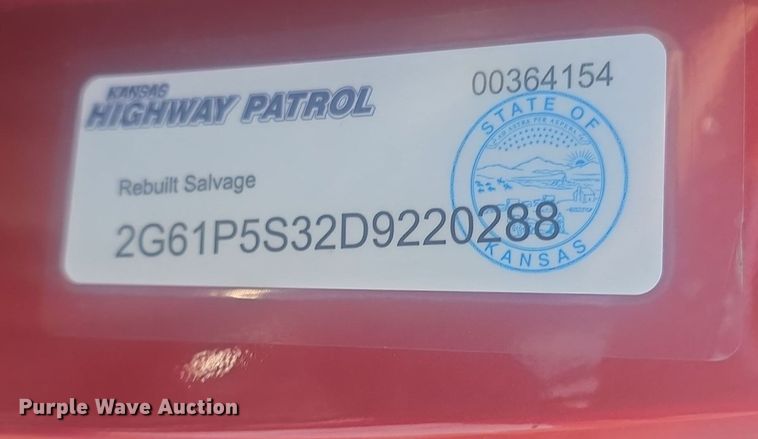 image for item DO7858 2013 Cadillac XTS 