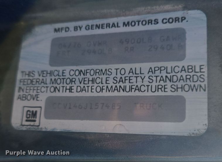 image for item DO7859 1976 Chevrolet  Cheyenne pickup truck