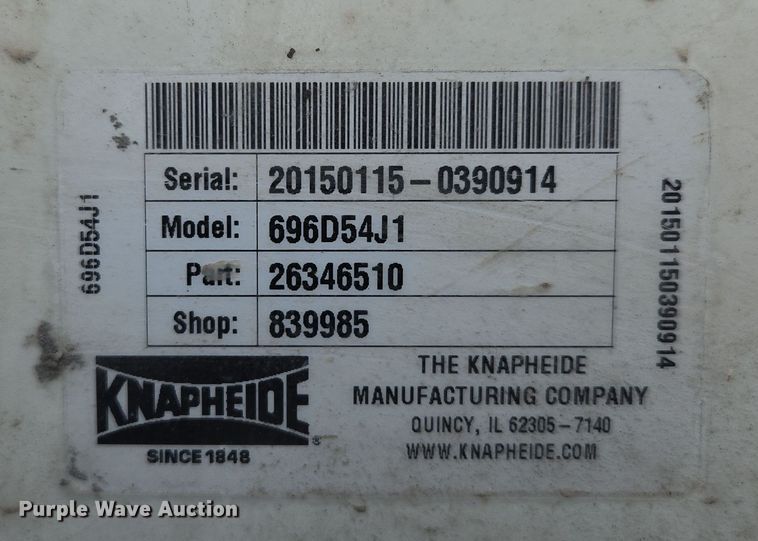 image for item DP6212 Knapheide utility bed