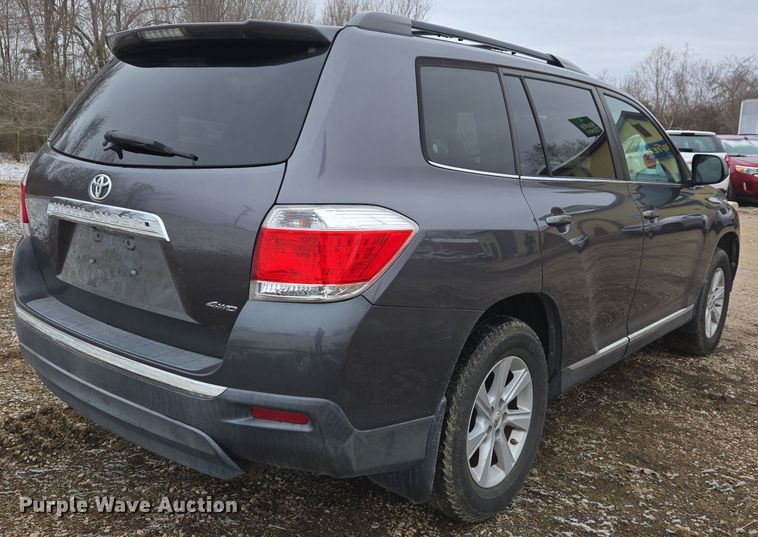 image for item DS5301 2012 Toyota Highlander SUV