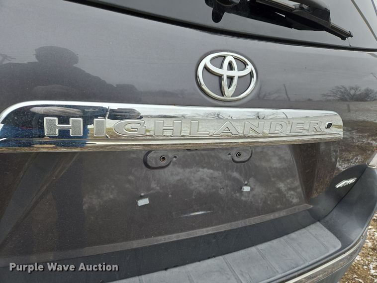 image for item DS5301 2012 Toyota Highlander SUV