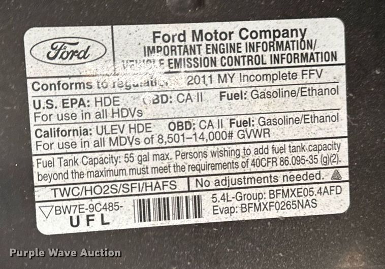 image for item DT0516 2011 Ford E350 Super Duty delivery van