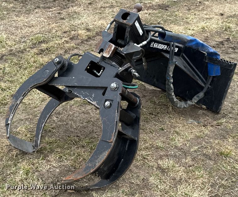 image for item DU9702 Iron & Oak Skidder Loader skid steer grapple