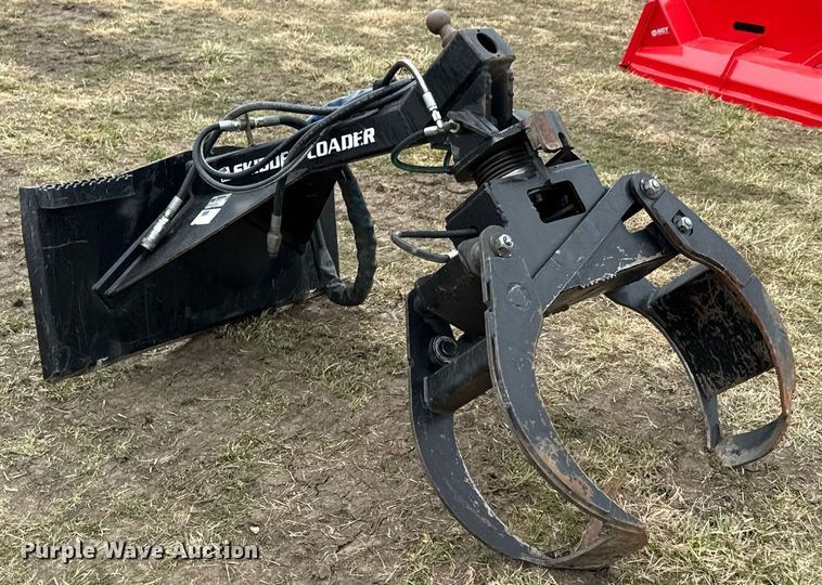 image for item DU9702 Iron & Oak Skidder Loader skid steer grapple