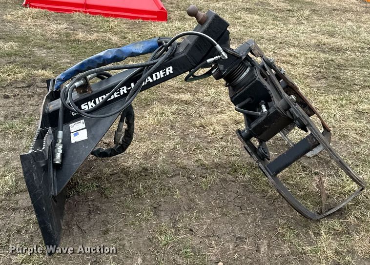 image for item DU9702 Iron & Oak Skidder Loader skid steer grapple