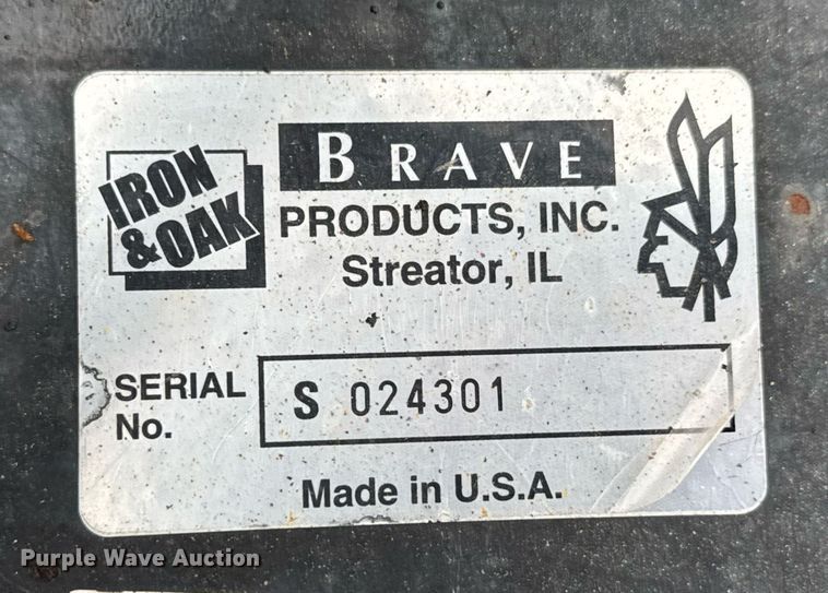 image for item DU9702 Iron & Oak Skidder Loader skid steer grapple