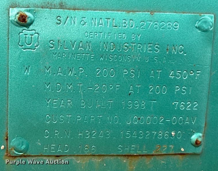 image for item DU9732 1998 Speedaire 5ZG39A air compressor