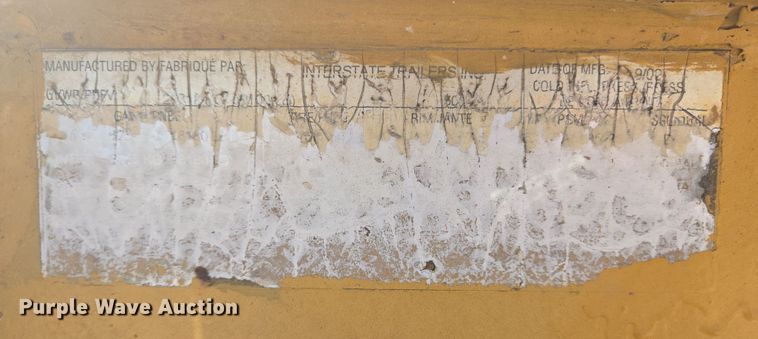 image for item DV1336 2003 Interstate Trailers equipment trailer