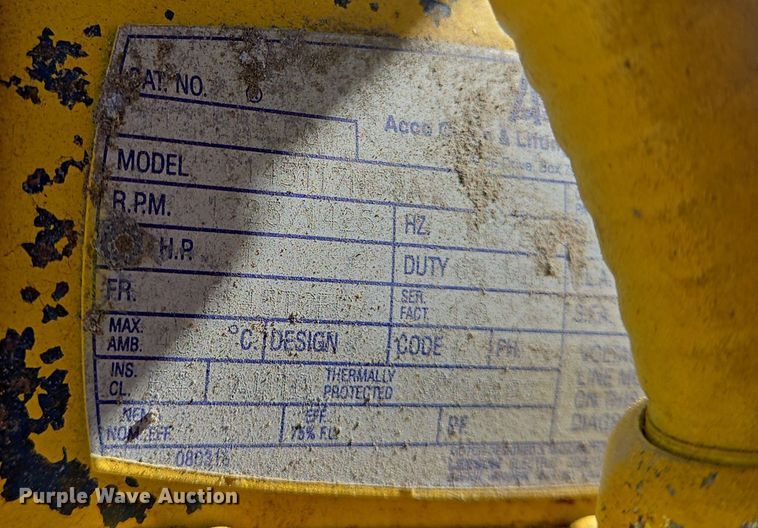 image for item DV1338 Acco Wright Speedway hoist