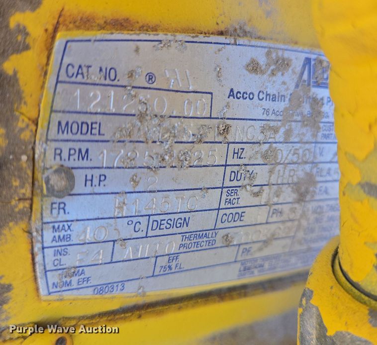 image for item DV1339 Acco Wright Speedway hoist