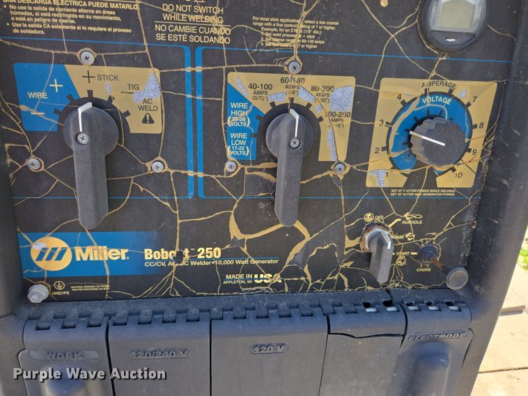 image for item DV1358 Miller Bobcat 250 welder/generator