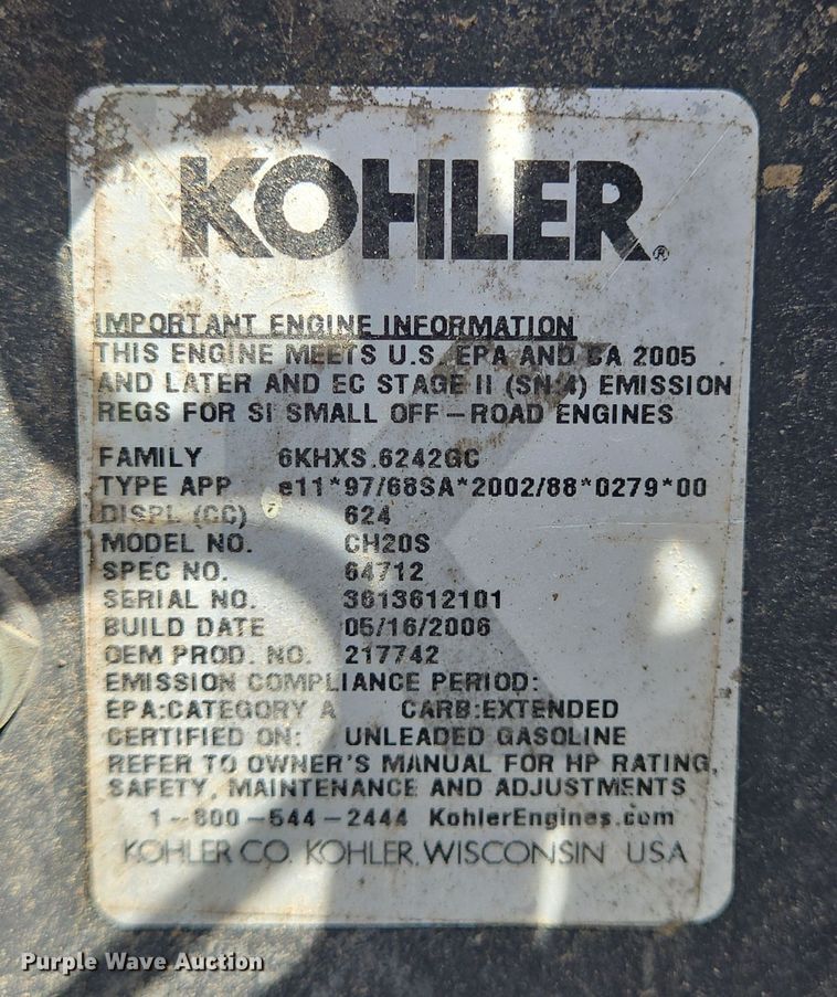 image for item DV1358 Miller Bobcat 250 welder/generator