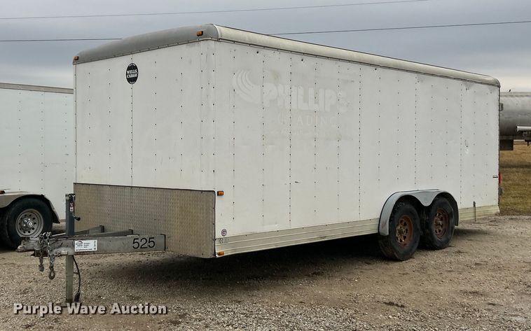 image for item DV1752 2005 Wells Cargo Express Wagon enclosed cargo trailer