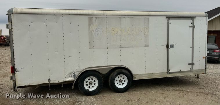 image for item DV1752 2005 Wells Cargo Express Wagon enclosed cargo trailer