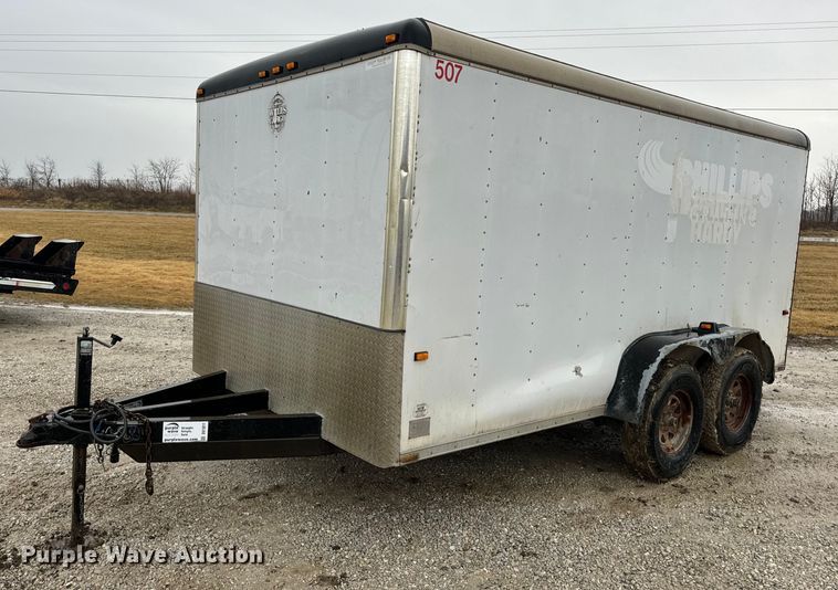 image for item DV1811 1998 Wells Cargo enclosed cargo trailer